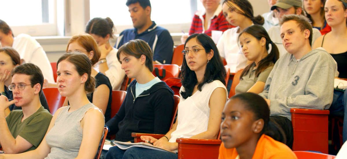 students in class