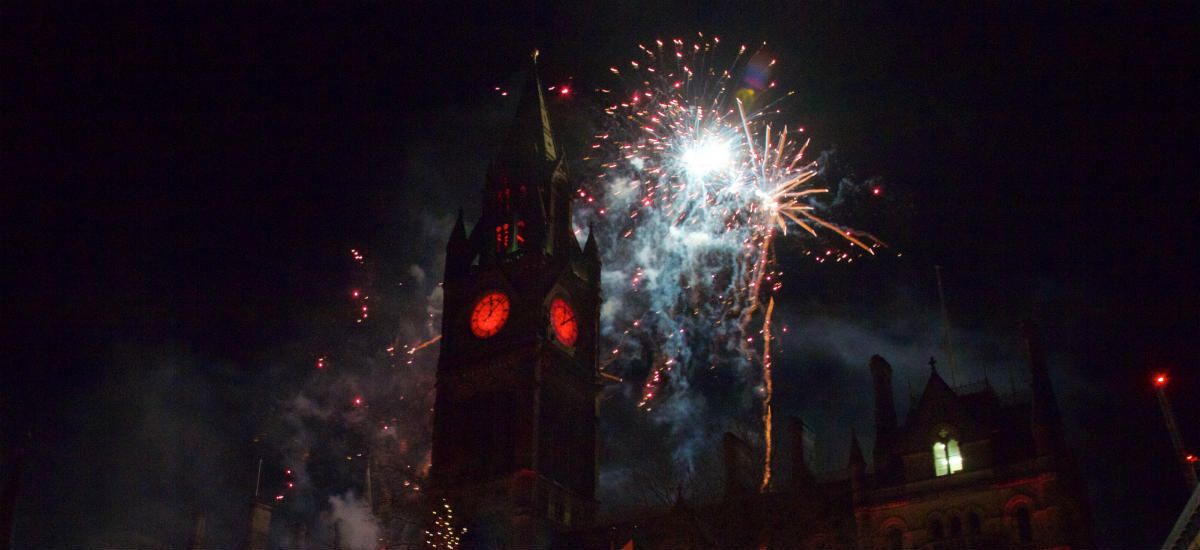 Manchester fireworks