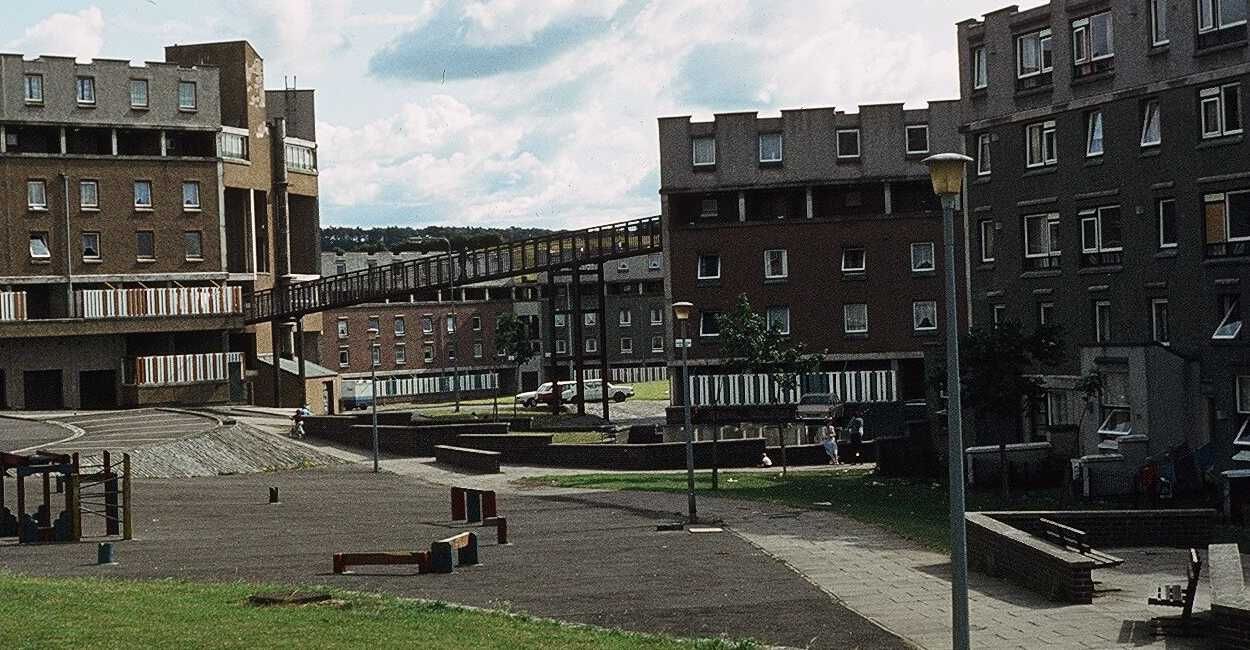 social housing blocks