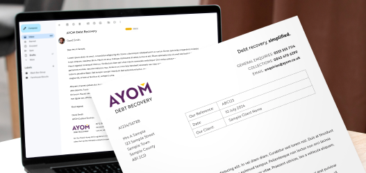 Ayom debt recovery letters